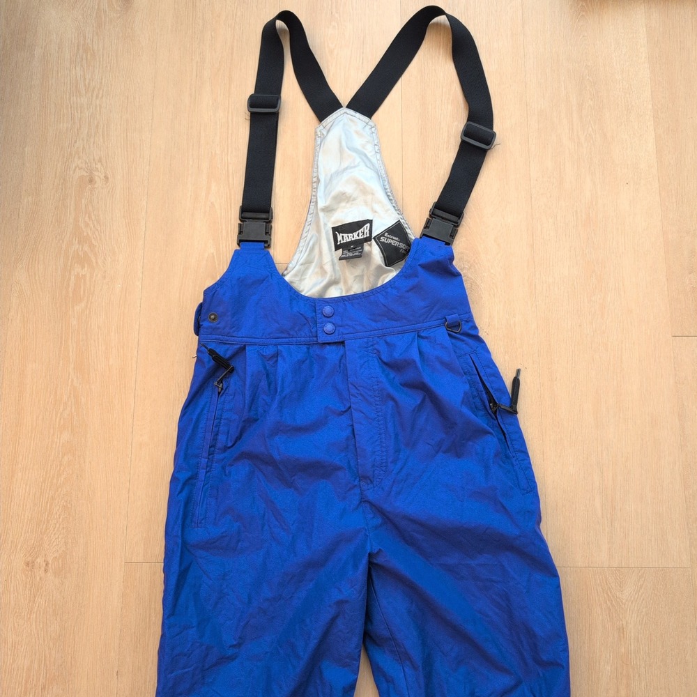 Marker Mens Medium Ski Bibs Entrant Supersoft Snow Pants Size Medium RN 73344